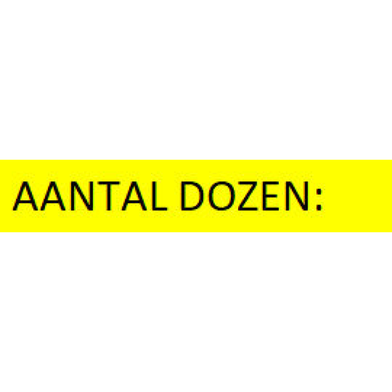 Etiket CDC Aantal dozen (777000)